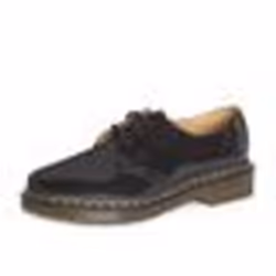 Chaussures ville femme Doc Martens 1461 W en cuir noir à 3 œillets