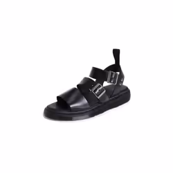 Sandales Gryphon Brando Cuir Noir