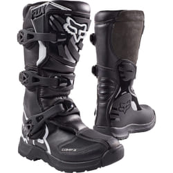 Fox Comp 3Y Bottes de Motocross de la jeunesse, noir, taille 40 37