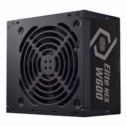 Cooler Master Elite NEX White 600, 600 W, 200 - 240 V, 50/60 Hz, 4.5 A, Actif, 110 W