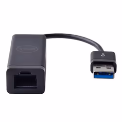 DELL 443-BBBD, Avec fil, USB, USB, 1000 Mbit/s, Noir