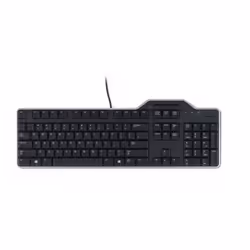 Clavier USB DELL KB-813 - AZERTY Français - Lecteur Smartcard - Ergonomique - Résistant aux liquides