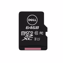 DELL 385-BBKL, 64 Go, MicroSDHC, Noir