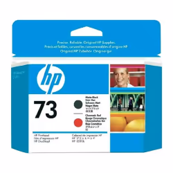 HP 73 tête d'impression DesignJet noir mat et rouge chromatique, HP Designjet Z3200 Printer series, Noir mat, Rouge chromatiq ...