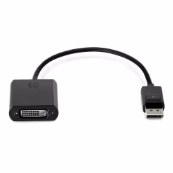 HP Adaptateur DisplayPort à DVI-D, 0,19 m, DisplayPort, DVI-D, Mâle, Femelle, Noir