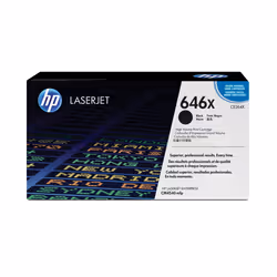 HP 646X toner LaserJet noir haute capacité authentique, 17000 pages, Noir, 1 pièce(s)