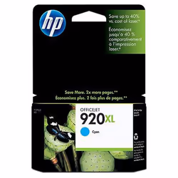 HP 920XL cartouche d'encre cyan grande capacité authentique, Rendement élevé (XL), Cyan, Encre à colorant, 1 pièce(s), 700 pa ...