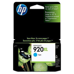 HP 920XL cartouche d'encre cyan grande capacité authentique