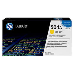HP 504A toner LaserJet jaune authentique