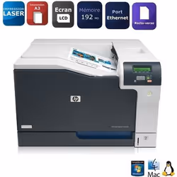 HP Color LaserJet Professional Imprimante CP5225dn, Impression recto-verso, Laser, Couleur, 600 x 600 DPI, A3, 20 ppm, Impres ...