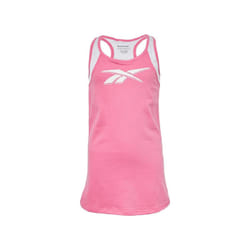 Débardeur fille rose Reebok Racer Longline Top - Sans manches - Col arrondi