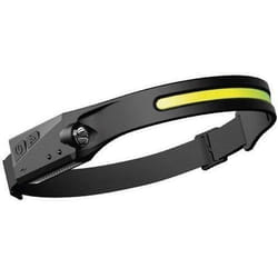 Lampe frontale bandeau - MAXIMUS - Rechargeable - 400 lumens - IPX4 - Portée 1 m - Noir