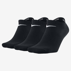 Nike Lightweight No-Show Unisexe Chausettes invisibles Blanc 3 paire(s)