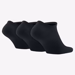 Nike Lightweight No-Show Unisexe Chausettes invisibles Blanc 3 paire(s)