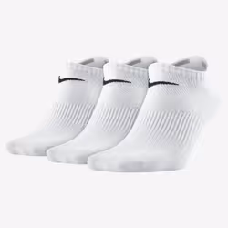 Nike Lightweight No-Show, Chausettes invisibles, Noir, Blanc, Adulte, Unisexe, 34 - 38, Spéciale