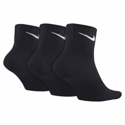 Nike Lightweight Quarter Mâle Chaussettes classiques Noir