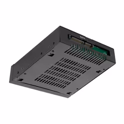 Icy Dock MB491SKL-B Obturateur de baie de lecteur 8,89 cm (3.5") Panneau de support Noir