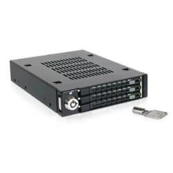 Icy Dock MB993SK-B Obturateur de baie de lecteur 2,5/3,5" Panneau de support Noir