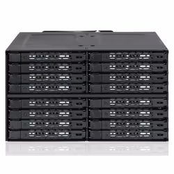 Icy Dock MB516SP-B, 2.5/3.5", 1,55 kg, Noir