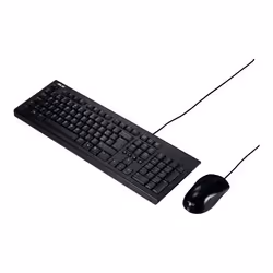 ASUS U2000 clavier Souris incluse USB Français Noir