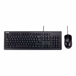 ASUS U2000 clavier Souris incluse USB Noir