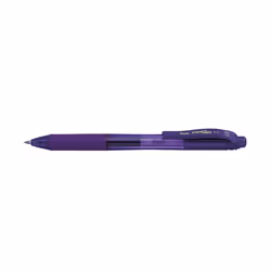 Pentel EnerGel X, Stylo à bille retractable avec clip, Violet, Violet, Plastique, 0,7 mm, Ambidextre