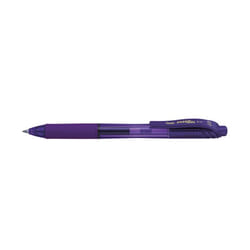 Pentel EnerGel X Stylo à bille retractable avec clip Violet