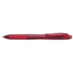 Pentel Energel X 1.0 Stylo à bille retractable avec clip Rouge 1 pièce(s)