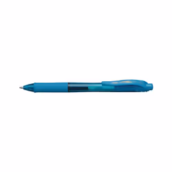 Pentel EnerGel X, Stylo à bille retractable avec clip, Bleu, Bleu, Plastique, 0,7 mm, Ambidextre