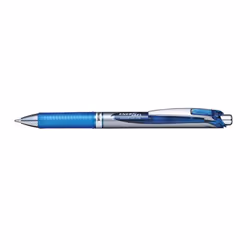 Pentel BL80-CX, Stylo à bille retractable avec clip, Bleu, Bleu, 1 mm, Moyen, Ambidextre