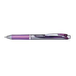 Pentel BL80-VX, Stylo à bille retractable avec clip, Violet, Violet, 1 mm, Moyen, Ambidextre