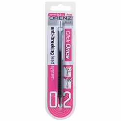 Pentel Orenz, Noir, Plastique, Noir, B, 0,2 mm, Rond