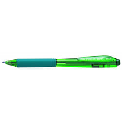 Pentel Feel-it! WOW! Vert Stylo à bille rétractable avec clip 12 pièce(s)