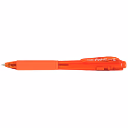 Pentel BX440-FI, Clip, Stylo à bille rétractable avec clip, Orange