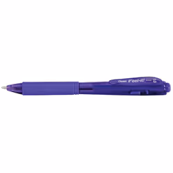 Pentel BX440-VI, Clip, Stylo à bille rétractable avec clip, Violet