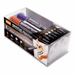Pentel MWL5SBF-AX marqueur 12 pièce(s) Pointe du marqueur Noir