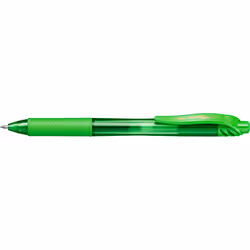 Pentel EnerGel X, Stylo à bille retractable avec clip, Citron vert, Citron vert, Plastique, 0,7 mm, Ambidextre