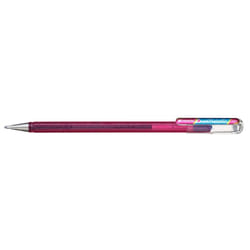 Pentel K110-DCPX stylo à encre gel Stylos rétractables à encre gel Bleu métal, Rose 12 pièce(s)