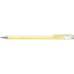 Pentel Hybrid Milky Stylos à encre gel avec bouchon Jaune 12 pièce(s)