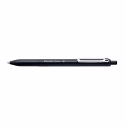 Pentel BX470-A, Clip, Stylo à bille, Rechargeable, Noir, 1 pièce(s), Fin