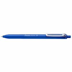 Pentel BX467-C, Clip, Stylo à bille rétractable avec clip, Bleu