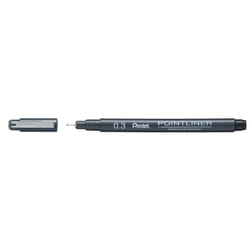 Pentel Pointliner Noir Stylo à bille 12 pièce(s)