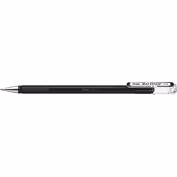 Pentel Mattehop, Stylos à encre gel avec bouchon, Noir, Noir, Plastique, Fin, 1 mm