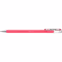 Pentel Mattehop, Stylos à encre gel avec bouchon, Rose, Rose, Plastique, Fin, 1 mm