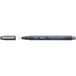 Pentel S20P-5N, Stylo à bille, Gris, 1 pièce(s), Fin