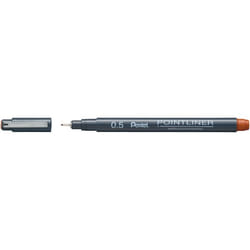 Pentel S20P-5SG stylo à bille Marron Fin 1 pièce(s)