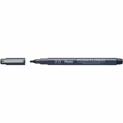 Pentel S20P-C20A, Stylo à bille, Noir, 1 pièce(s), Fin