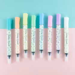 Pentel Milky, 1 pièce(s), Blanc, Pointe du marqueur, Blanc, Rond, Encre à base d'eau