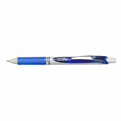 Pentel EnerGel Roller ECO, Stylos rétractables à encre gel, Bleu, Bleu, Argent, Blanc, 0,35 mm, 0,7 mm, 1 pièce(s)