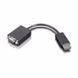 Lenovo DisplayPort - VGA, 0,2 m, VGA, DisplayPort, Mâle, Mâle, 68 g